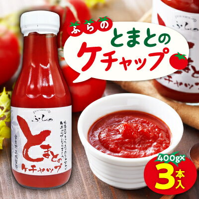 調味料(ケチャップ)人気ランク11位　口コミ数「0件」評価「0」「【ふるさと納税】【北海道産トマト使用】ふらの とまとのケチャップ 400g×3本入【1325670】」