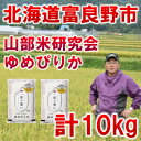 【ふるさと納税】【特A受賞米】◆令和7年産先行予約◆北海道富良野市産ゆめぴりか 精米5kg×2袋【1399324】