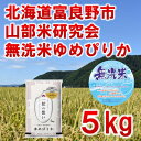 【ふるさと納税】【発送月固定定期便】◆令和7年産先行予約◆【無洗米】特A受賞!富良野市産ゆめぴりか 精米5kg全9回【4000367】