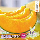 【ふるさと納税】【のし付き】富良野メロン(赤肉)秀品ティアラ1.6kg/2玉入【1405435】