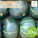 【ふるさと納税】【2025年発送】北海道富良野産かぼちゃ「くりゆたか」10kg【1576609】