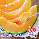 【ふるさと納税】【人気上昇中】富良野メロン(赤肉) 秀品2玉 計5kg〜_ メロン 富良野 北海道 ふらのメロン 赤肉 2玉 フルーツ 果物 くだもの 人気 お...