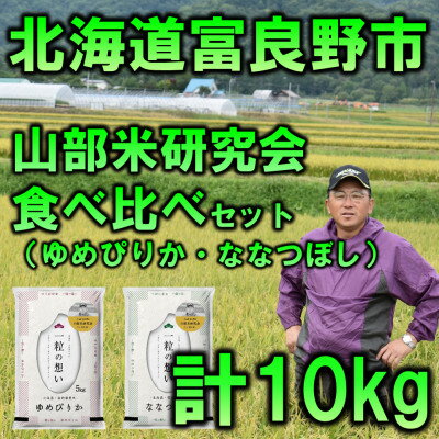 【ふるさと納税】【毎月定期便】【特A受賞米】北海道富良野市産米 食べ比べセット[5kg×2袋]全3回【4058504】