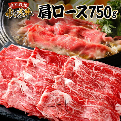 牛肉 北海道 登別産 国産 牛 すき焼き しゃぶしゃぶ 肩ロース 750g 【お肉 牛肉 すき焼き しゃぶしゃぶ 肉料理 ロース 北海道 750g】