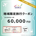 【ふるさと納税】北海道登別市 地域限定旅行クーポン 60,000円分 日本旅行 トラベルクーポン 納税チケット 旅行 宿泊券 ホテル 観光 旅行 旅行券 交通費...