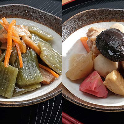 惣菜セット 北海道フキと天ぷら煮・うま煮 各1kg 計2kg 【惣菜・野菜・野菜・セット・詰合せ】