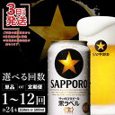 【ふるさと納税】黒ラベル 350ml 24本 サッポロビール サッポロ ビール 黒ラベル 350ml 500ml 350 500 24本 定期便 2～12回 生ビール 北海道 ふるさと納税 恵庭市 恵庭 【300067】