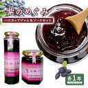 【ふるさと納税】「紫のめぐみ」 ハスカップジャム ソース セット(各1本) ジャム ハスカップ 8500円 8,500円 ギフト 内祝い 熨斗 のし ふるさと納税 北海道 恵庭市 恵庭【010003】