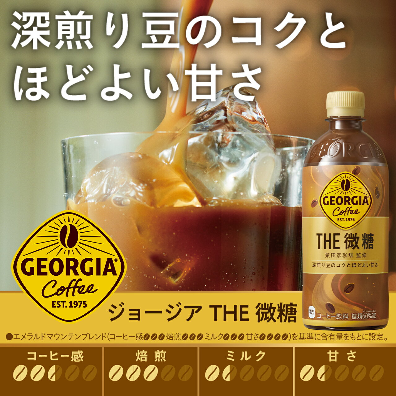 【ふるさと納税】ジョージア ザ・微糖 500mlPET×24本 コーヒー 珈琲 coffee 微糖 コカ・コーラ ペットボトル ジョージア 北海道 恵庭市 恵庭 ふるさと納税【380025】