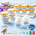 【ふるさと納税】【定期便3回】 ジェラテリアGigi イタリアンジェラート 生乳 詰め合わせ 110ml ジェラート アイス gigi 贈り物 12個 入り ス...