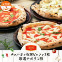 【ふるさと納税】【定期便2回】 チェルボ 石窯ピッツァ 厳選ナポリ3種 セット ピザ ピッツァ 石窯ピザ マルゲリータ マリナーラ クワトロフォルマッジ 3枚 ...