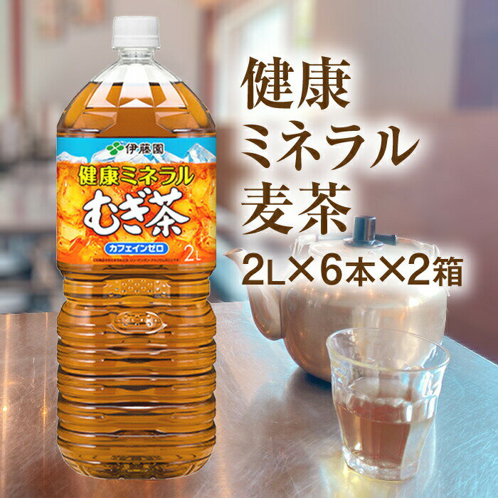 健康ミネラル麦茶 2L×6本×2箱 恵庭市 ふるさと納税 健康ミネラルむぎ茶 お茶 麦茶 ノンカフェイン 2L 12本 2箱 2箱セット 健康 北海道 恵庭【500004】