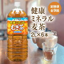 『定期便：全9回』 健康ミネラルむぎ茶 2L×6本 恵庭市 ふるさと納税 健康ミネラルむぎ茶 お茶 麦茶 ノンカフェイン 2L 6本 定期便 9ヶ月 定期 9回 北海道 恵庭