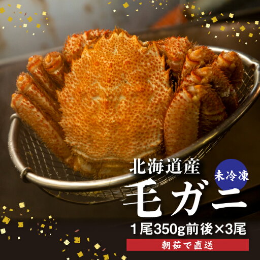 【ふるさと納税】【配達地域限定】 朝茹で 直送毛ガニ 350g前後×3杯 冷蔵 未冷凍 毛ガニ 北海道 ふるさと納税 毛蟹 毛がに 毛ガニ 魚介類 魚 海鮮 新鮮 年末年始 恵庭市 恵庭 北海道ふるさと納税【52000903】 【ふるさと納税】【配達地域限定】 朝茹で 直送毛ガニ 350g前後×3杯 冷蔵 未冷凍 毛ガニ 北海道 ふるさと納税 毛蟹 毛がに 毛ガニ 魚介類 魚 海鮮 新鮮 年末年始 恵庭市 恵庭 北海道ふるさと納税【52000903】
