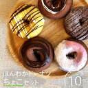 【ふるさと納税】ほんわかドーナツちょこセット 10個入り スイーツ お菓子 焼き菓子 デザート ドーナツ チョコ チョコドーナツ ギフト 内祝い お取り寄せ 詰...