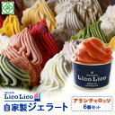 【ふるさと納税】「GELATO LicoLico」 自家製ジェラート/アランチャロッソ 6個セット 【カップサイズ】 ジェラート アランチャロッソ アイス カッ...