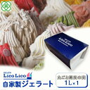 【ふるさと納税】【1,000ml】 「GELATO LicoLico」 自家製ジェラート1L ジェラート 丸ごと蕎麦の実 アイス 1L 業務用 LicoLico...