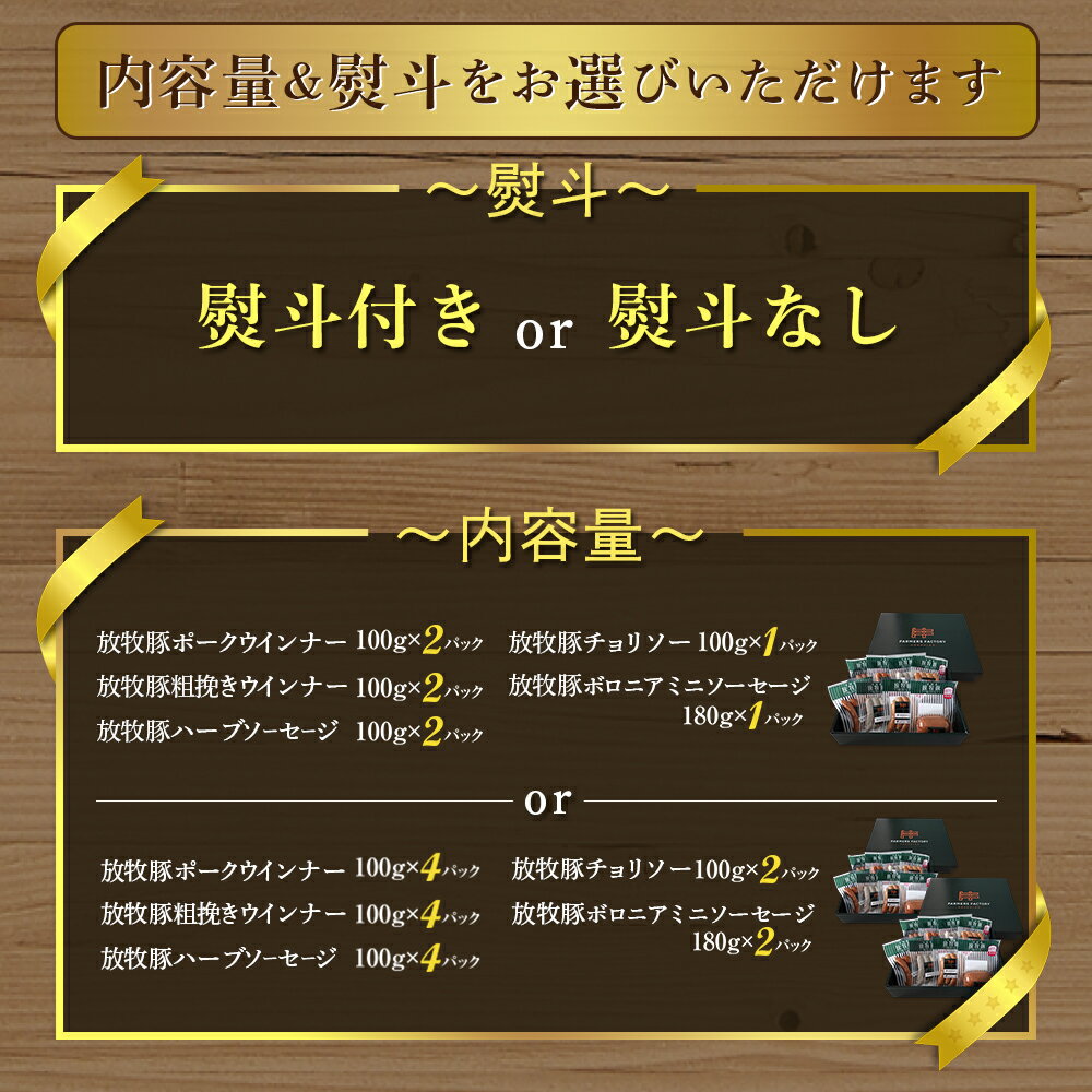 【ふるさと納税】【ギフト用】北海道産放牧豚ウインナーセット 1～2セット 熨斗あり or なし | 熨斗 北海道産 放牧豚 無添加 ウインナー ソーセージ セット 詰め合わせ 化粧箱 ギフト 贈り物 豚肉 ポーク おつまみ 安心 お取り寄せ 北海道 恵庭市 北海道恵庭