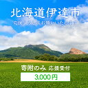 【ふるさと納税】伊達市 寄附のみ 応援受付 3,000円コース(返礼品なし 寄附のみ 3000円)