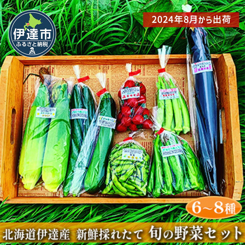 18位! 口コミ数「0件」評価「0」新鮮採れたて！旬の伊達野菜セット（6～8種）　【 野菜 セット 詰合せ じゃがいも ミニトマト 野菜セット 】　お届け：2024年8月上旬～･･･ 