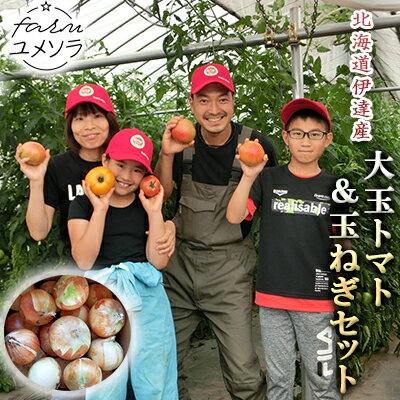 ◆2024年7月から順次出荷◆ farmユメソラ 大玉トマト&玉ねぎセット 約5kg [ 野菜 玉ねぎ たまねぎ 野菜 トマト 桃太郎 野菜セット] お届け:2024年7月下旬〜10月下旬