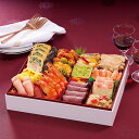 【ふるさと納税】【2025年12月29・30日着】札幌グランドホテル「洋風オードヴル」長方形一段 約4人前 18品目お祝い ホテル 洋風おせち おせち調理 お節 お正月 冷凍 北海道 北広島市加工 送料無料