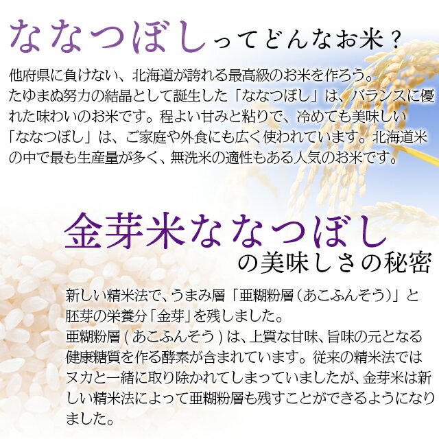 【ふるさと納税】【令和5年度産】ギフト お米令和5年産 ホクレンパールライス「ホクレン金芽米ななつぼし(無洗米)」5kg・10kg石狩市 ふるさと納税 北海道 特Aランク 北海道米 10キロ お米 JA 農協 お取り寄せ 白米 精米 北海道産 北海道産米（のし対応可）