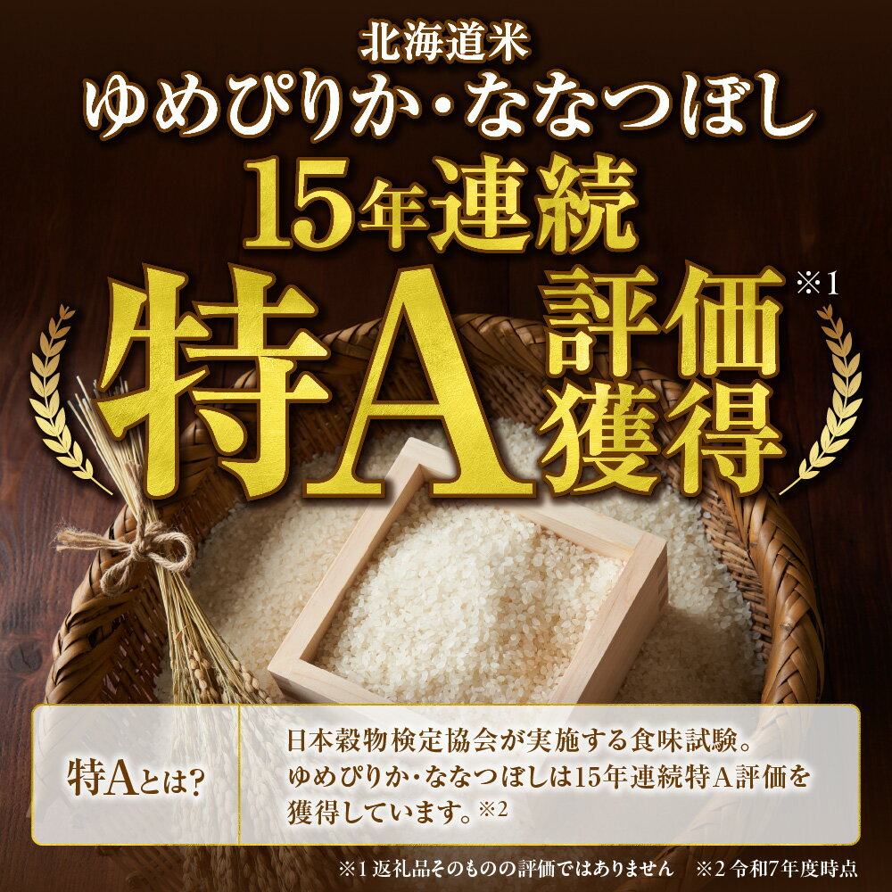 【ふるさと納税】北海道産米 新米 2025年産 令和7年度産 松原米穀 お米 米【選べる種類】ななつぼし ゆめぴりか 精米 無洗米 玄米【選べる容量】5kg 10kg【定期便】 3回 6回 9回 白米 ブランド米 ご飯 白飯 ゴハン 北海道 石狩市