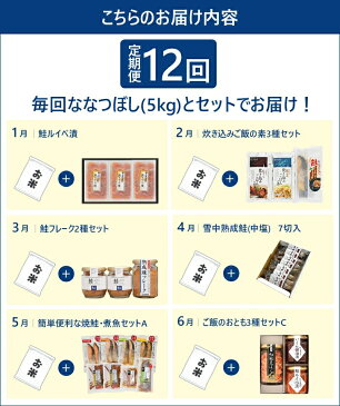 【ふるさと納税】【予約:令和4年10月〜】魚介 鮭 ギフト【定期便】【年12回】佐藤水産 お米と届く佐藤水産 ご飯のおとも北海道 石狩市 いしかり ルイベ ルイベ漬け さけ サケ ななつぼし 北海道米 精米 白米 セット 5kg 5kg 5キロ(のし対応可)