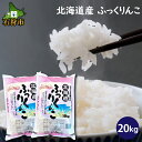 人気ランキング第14位「北海道石狩市」口コミ数「0件」評価「0」【令和5年度産】ギフト お米 精米令和5年産 北海道産ふっくりんこ 20kg ショクラク石狩市 ふるさと納税 北海道 北海道米 お米 北海道産 北海道産米 令和5年度産 白米 精米 人気 食味バランス（のし対応可）