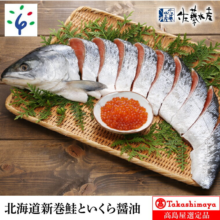 【ふるさと納税】魚介 鮭 ギフト北海道新巻鮭といくら醤油北海道 石狩市 いしかり サーモンファクトリー サケ さけ しゃけ いくら イクラ 魚卵 すじこ 筋子 加工品 味付き しょうゆ おかず（のし対応可）のサムネイル