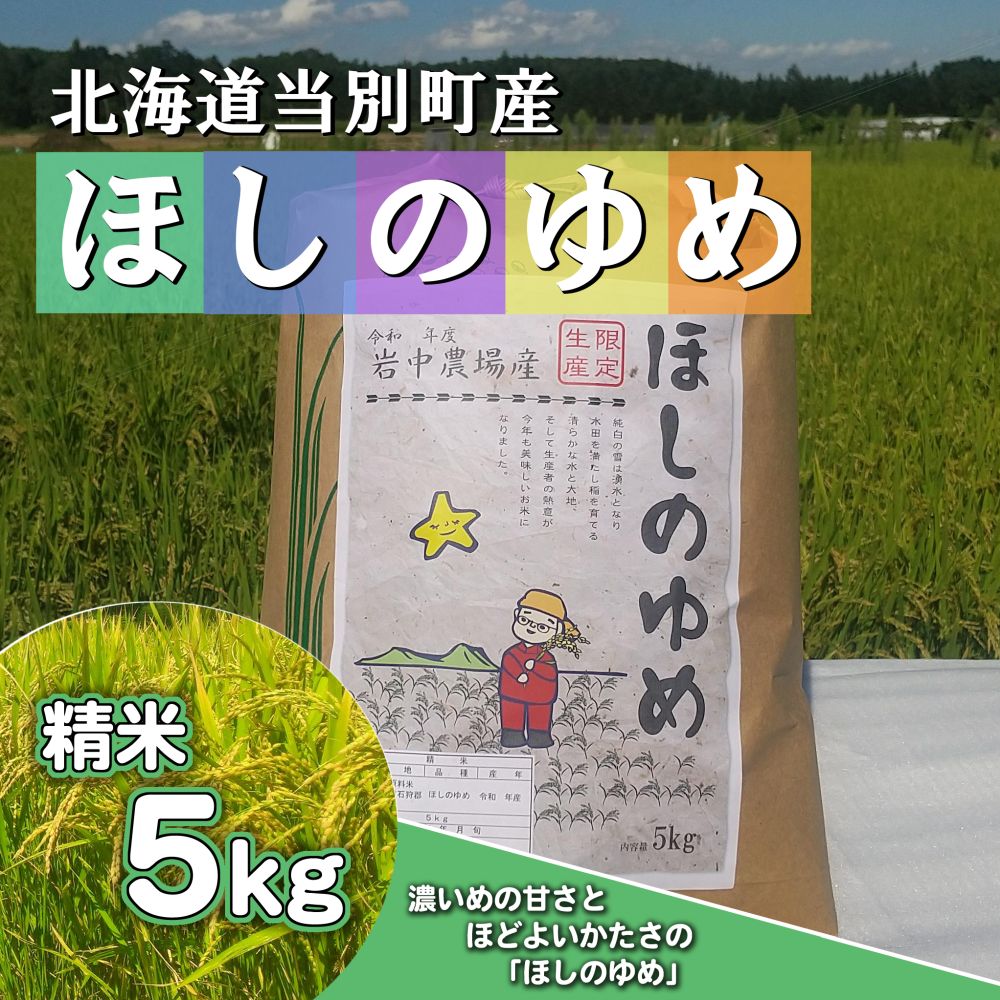 【ふるさと納税】精米ほしのゆめ5kg