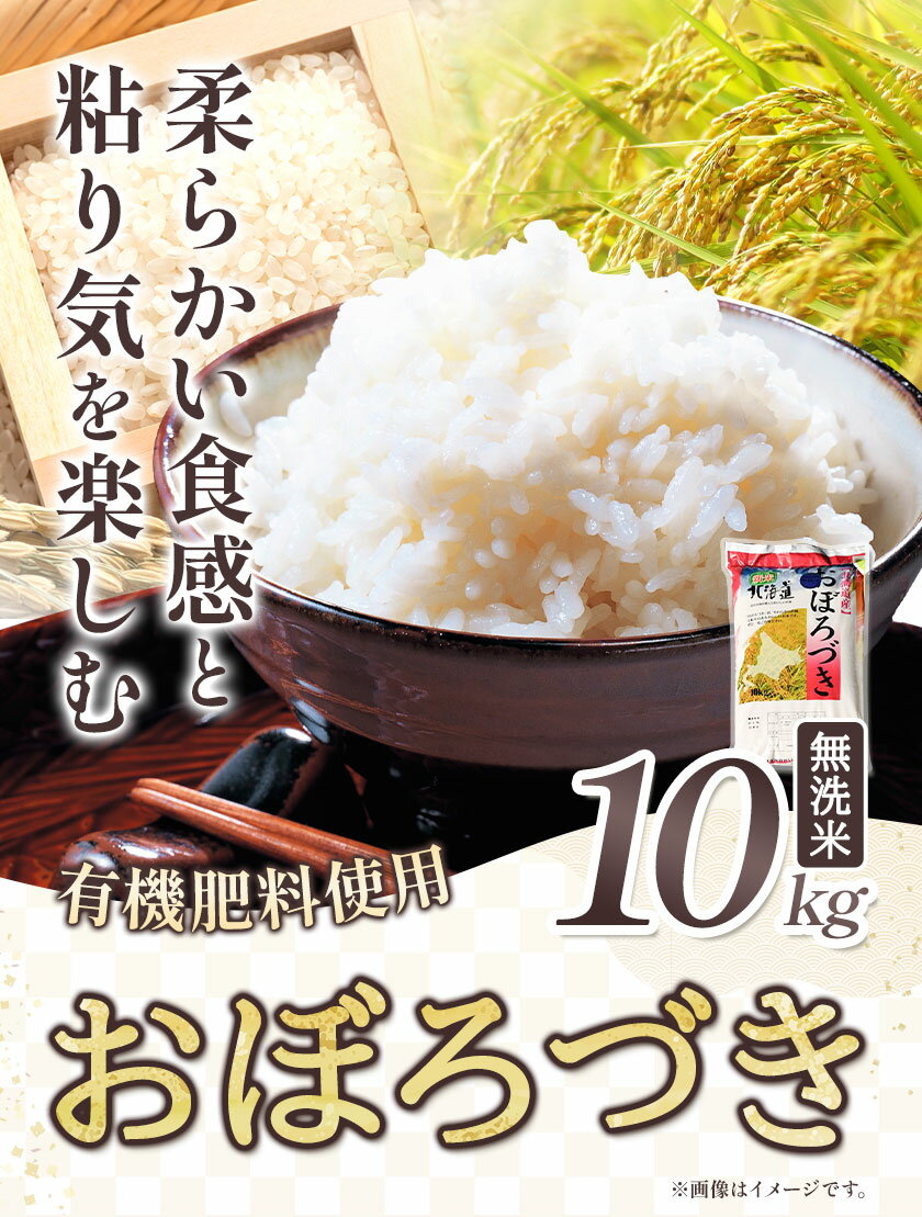 【ふるさと納税】きやじファーム　無洗米「おぼろづき」10kgお米 米 白米 精米 備蓄米 北海道産 当別町産 定番 産地直送 ふっくら ご飯 こめ 無洗米 農家直送無洗米 10kg お手軽きやじファームおぼろつき おぼろづき