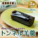 【ふるさと納税】福島町は青函トンネルのまち 成屋菓子舗 トンネル羊羹ミニ（3個入り3セット） ようかん 羊羹 トンネル ミニ羊羹 羊羹ミニ 成屋菓子舗 和菓子 筒状 こしあん 甘さ控えめ 贈答 贈り物 ギフト プレゼント 北海道 福島町 送料無料 FKT003