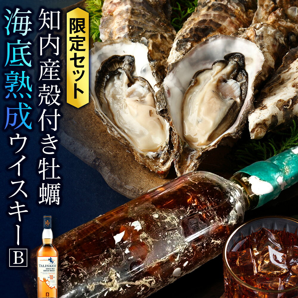 知内[海底熟成ウイスキーB] ×海峡育ち殻付きかき25個入り (タリスカー10年)知内町 ふるさと納税 北海道産牡蠣 カキ 北海道 牡蠣 ふるさと納税牡蠣 牡蠣 産地直送 カキナイフ ウイスキー 熟成ウイスキー 海底熟成 洋酒