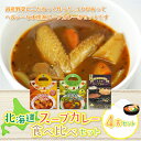 【ふるさと納税】北海道スープカレー4食セット (北海道スープ