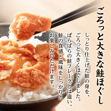 【ふるさと納税】北海道産焼鮭ほぐし4本・紅鮭ほぐし1本(1kg) 鮭フレーク さけフレーク 常温
