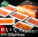 【ふるさと納税】【発送月が選べる】いくら イクラ 小分け 醤油漬け 100g×6パック（鱒卵）森町 いくら醤油漬け しょ…