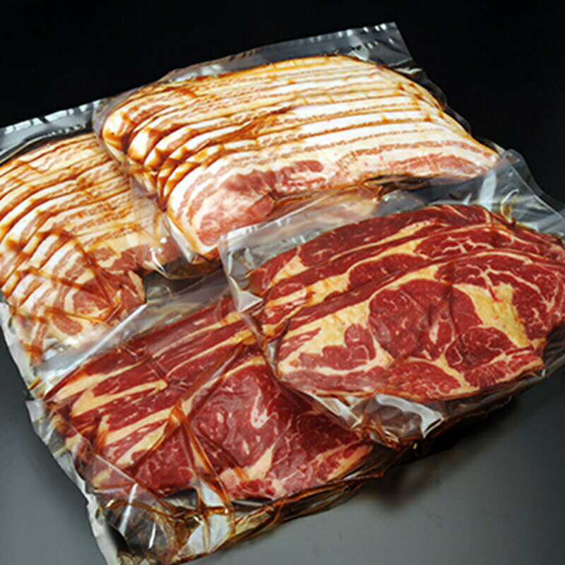 【ふるさと納税】『定期便』老舗焼肉店の焼肉セット国産牛ロース600g道産豚バラ800g全3回＜酒仙合縁 百将＞ 森町 牛肉 ロース 豚肉 バラ 焼肉 タレ 味付け 北海道牛 北海道産 セット ふるさと納税 北海道 mr1-0315