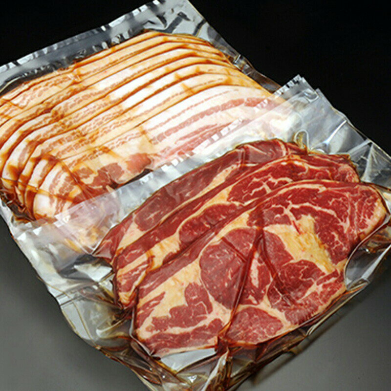 【ふるさと納税】『定期便』老舗焼肉店の焼肉セット国産牛ロース300g道産豚バラ400g全2回＜酒仙合縁 百将＞ 森町 牛肉 ロース 豚肉 バラ 焼肉 タレ 味付け 北海道牛 北海道産 セット ふるさと納税 北海道 mr1-0325