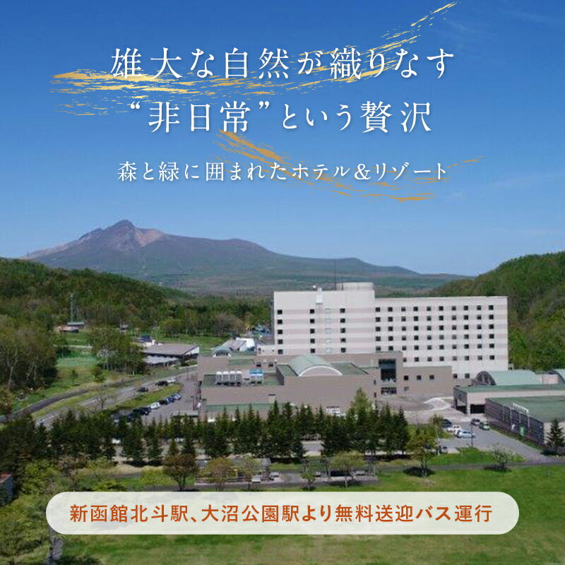 【ふるさと納税】 グリーンピア大沼 ペア宿泊券 1泊2食（夕朝食付）スタンダードコース ＜グリーンピア大沼株式会社＞ 旅行 観光 ホテル アウトドア 北海道 森町 ふるさと納税 mr1-0227