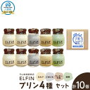 【ふるさと納税】プリン4種セット100g×10個 元山牧場直営店『ELFIN』【 プリン スイーツ デザート 洋菓子 食品 グルメ お取り寄せ お取り寄せグルメ 八雲町 北海道 】