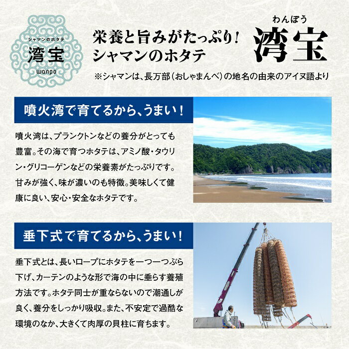 【ふるさと納税】湾宝ほたて貝柱　500g　3Sサイズ（20～25玉）【170021】