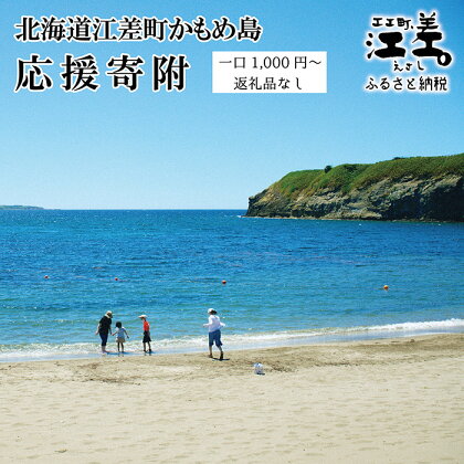 北海道江差町かもめ島応援寄附　江差のシンボル「かもめ島」の環境保全・景観保護・にぎわい創出支援【返礼品なし】