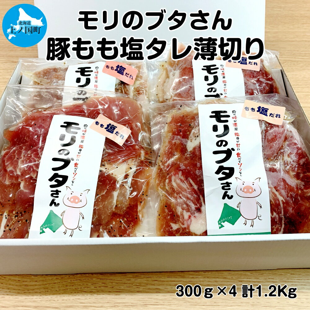 【ふるさと納税】北海道上ノ国町産 モリのブタさん「豚もも塩タ