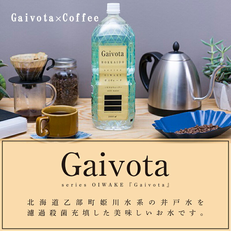 【ふるさと納税】＜Gaivota　1箱（2L×6本/箱）＞北のハイグレード食品 天然シリカ水 ミネラルウォーター 軟水 北海道産 北海道 国産 乙部町 天然水 美容 ケイ素 無添加 シリカ ガイヴォータ 美肌 ミネラル 口当たり まろやか 備蓄 災害 災害用 非常用 送料無料 f013641-otobe-10000373 北海道乙部町 サンプル画像2