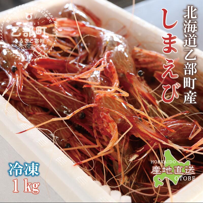 [シマエビ(冷凍) 1kg]北海道乙部町産 産地直送 北海道産 エビ えび 獲れたて 海老 海産物 海鮮 刺身 海鮮丼 お刺身