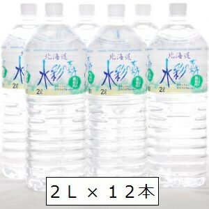 【ふるさと納税】黒松内銘水 水彩の森2L×12本(6本入×2箱)工場直送
