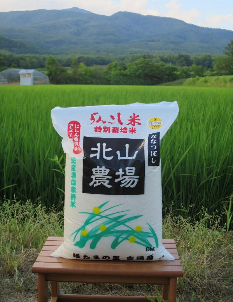 [令和5年産]らんこし米(ななつぼし) 5kg(北山農場)