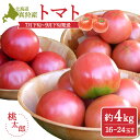 【ふるさと納税】北海道真狩村産 トマト(約4kg入り16~24玉前後)【01211】